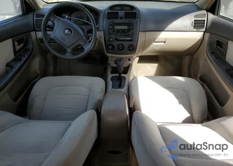 2005 Kia Spectra Lx from USA, damaged, VIN KNAFE122X55205090